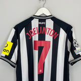 Shop 2023/24 Newcastle United Joelinton #7 C/L *BNWOT* Home Shirt (Multiple Sizes) Castore, classic football shirts, vintage football shirts & retro soccer jerseys at Cult Kits