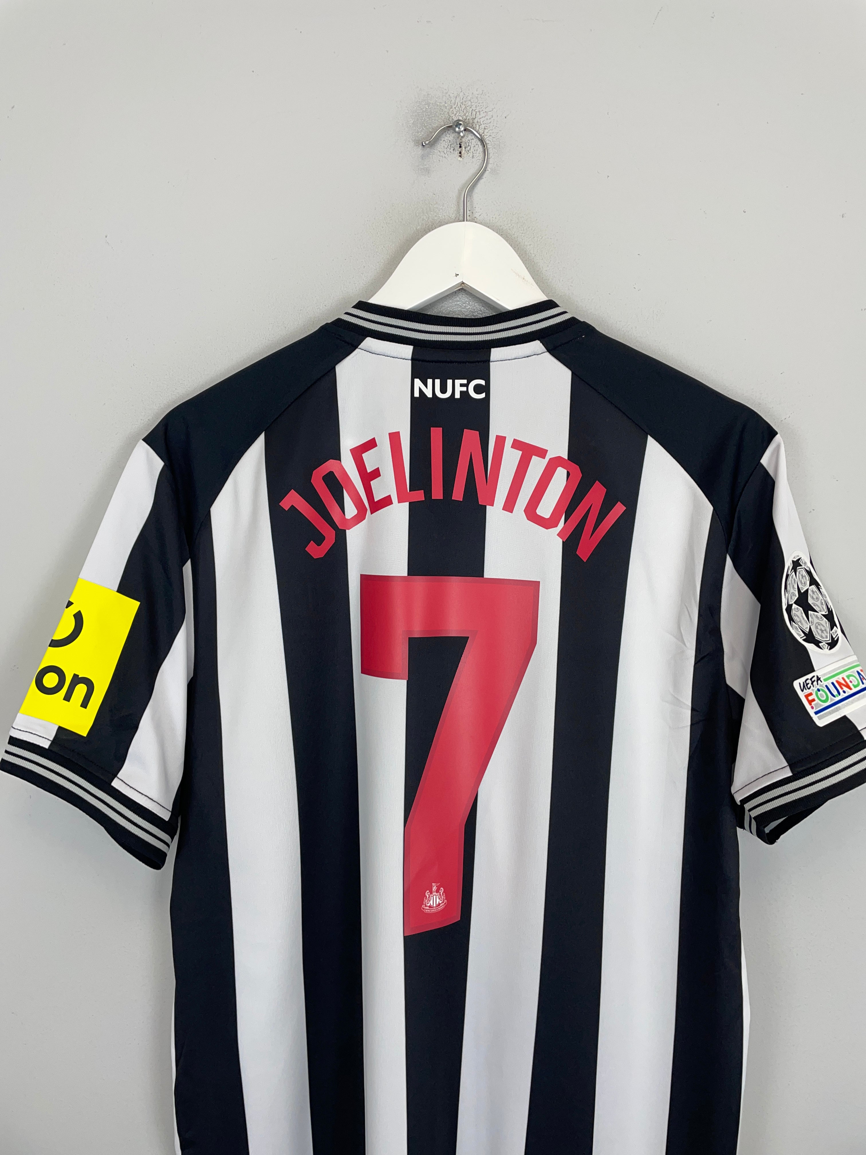 Shop 2023/24 Newcastle United Joelinton #7 C/L *BNWOT* Home Shirt (Multiple Sizes) Castore, classic football shirts, vintage football shirts & retro soccer jerseys at Cult Kits
