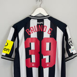 Shop 2023/24 Newcastle United Bruno G. #39 C/L BNWOT Home Shirt (Multiple Sizes) Castore, classic football shirts, vintage football shirts & retro soccer jerseys at Cult Kits