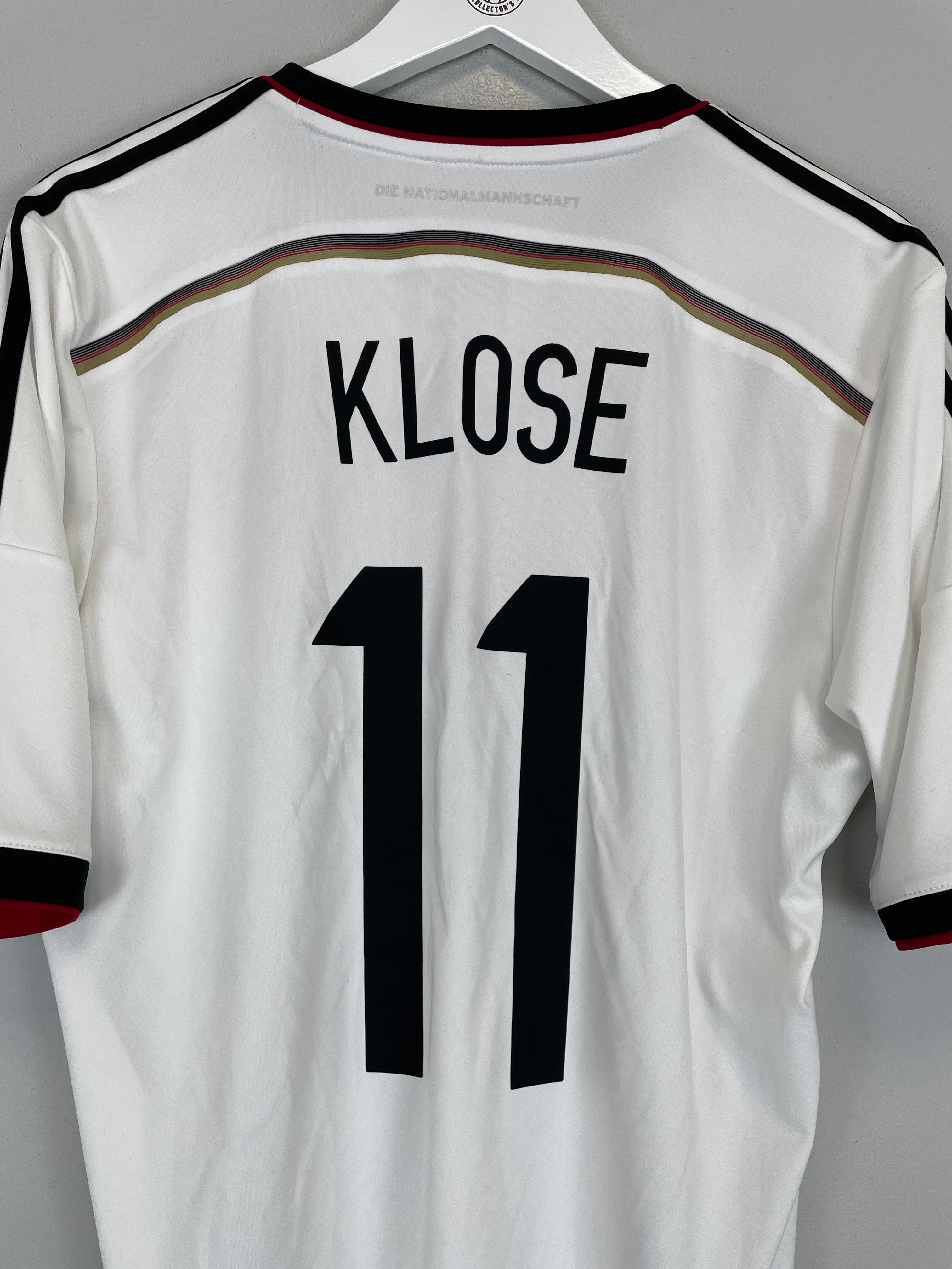 Shop 2014/15 GERMANY KLOSE #11 HOME SHIRT (L) ADIDAS, classic football shirts, vintage football shirts & retro soccer jerseys at Cult Kits