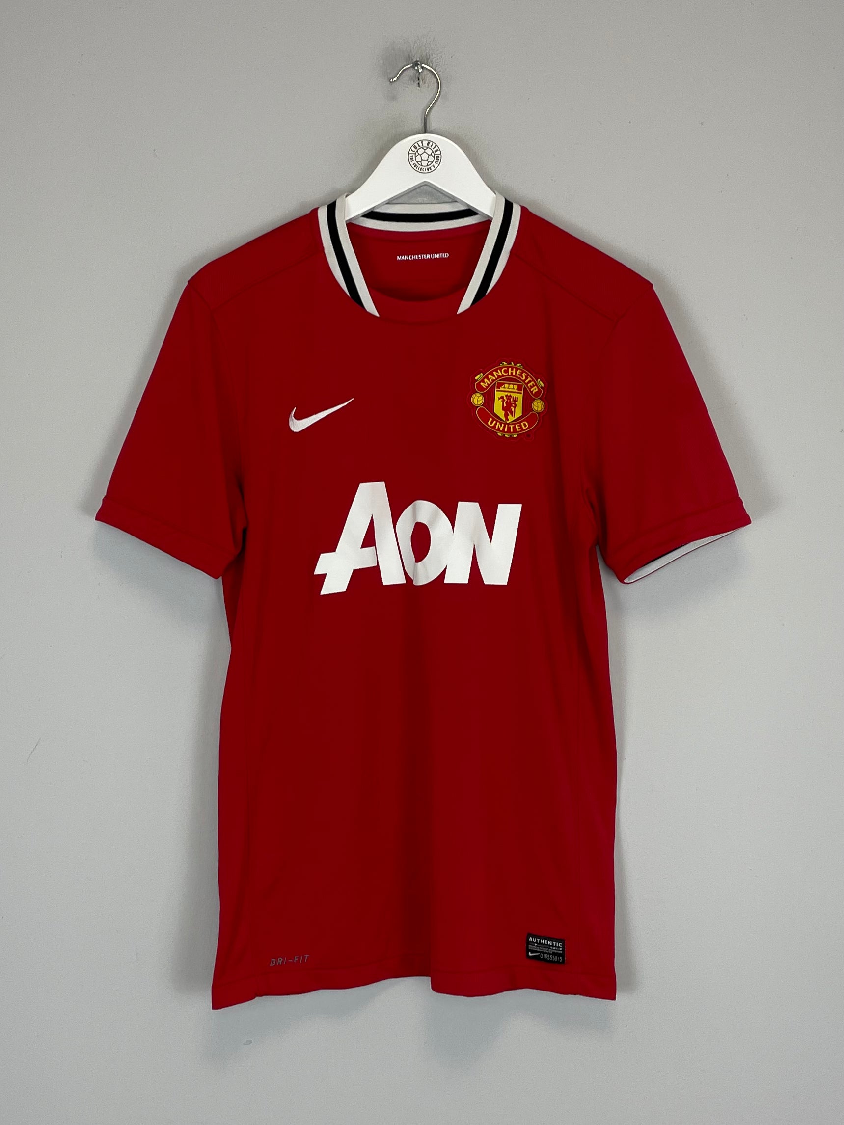 Shop 2011/12 MANCHESTER UNITED WELBECK #19 HOME SHIRT (M) NIKE, classic football shirts, vintage football shirts & retro soccer jerseys at Cult Kits