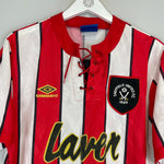 Shop 1992/94 SHEFFIELD UNITED HOME SHIRT (L) UMBRO, classic football shirts, vintage football shirts & retro soccer jerseys at Cult Kits