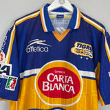 Shop 1996/98 TIGRES AWAY SHIRT (L) ATLETICA, classic football shirts, vintage football shirts & retro soccer jerseys at Cult Kits