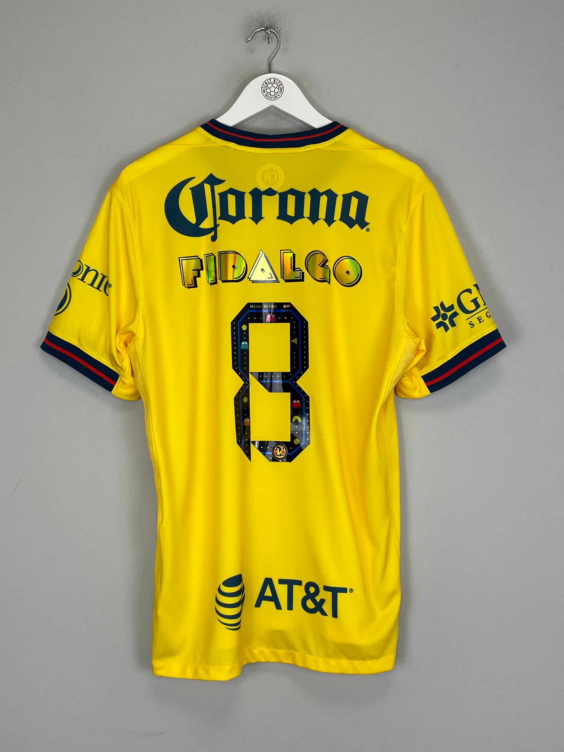 Shop 2024/25 Club America Fidalgo #8 *BNWOT* Pac-Man Home Shirt (Multiple Sizes) Nike, classic football shirts, vintage football shirts & retro soccer jerseys at Cult Kits