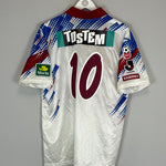Shop 1996 KASHIMA ANTLERS #10 AWAY SHIRT (L) NR, classic football shirts, vintage football shirts & retro soccer jerseys at Cult Kits