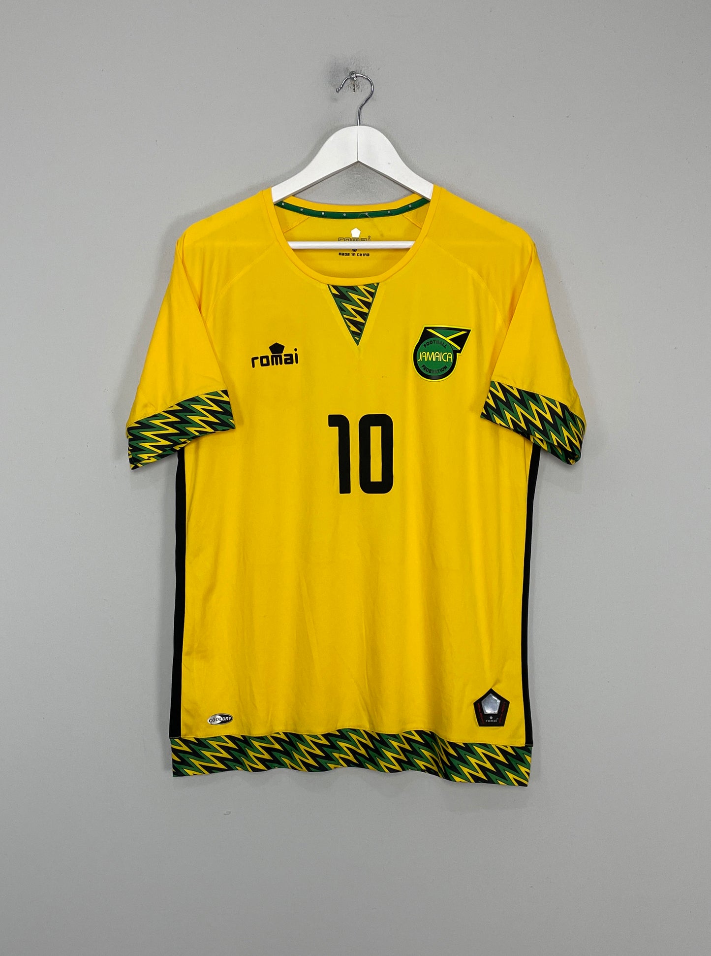 2015/18 JAMAICA MCANNUFF #10 HOME SHIRT (M) ROMAI