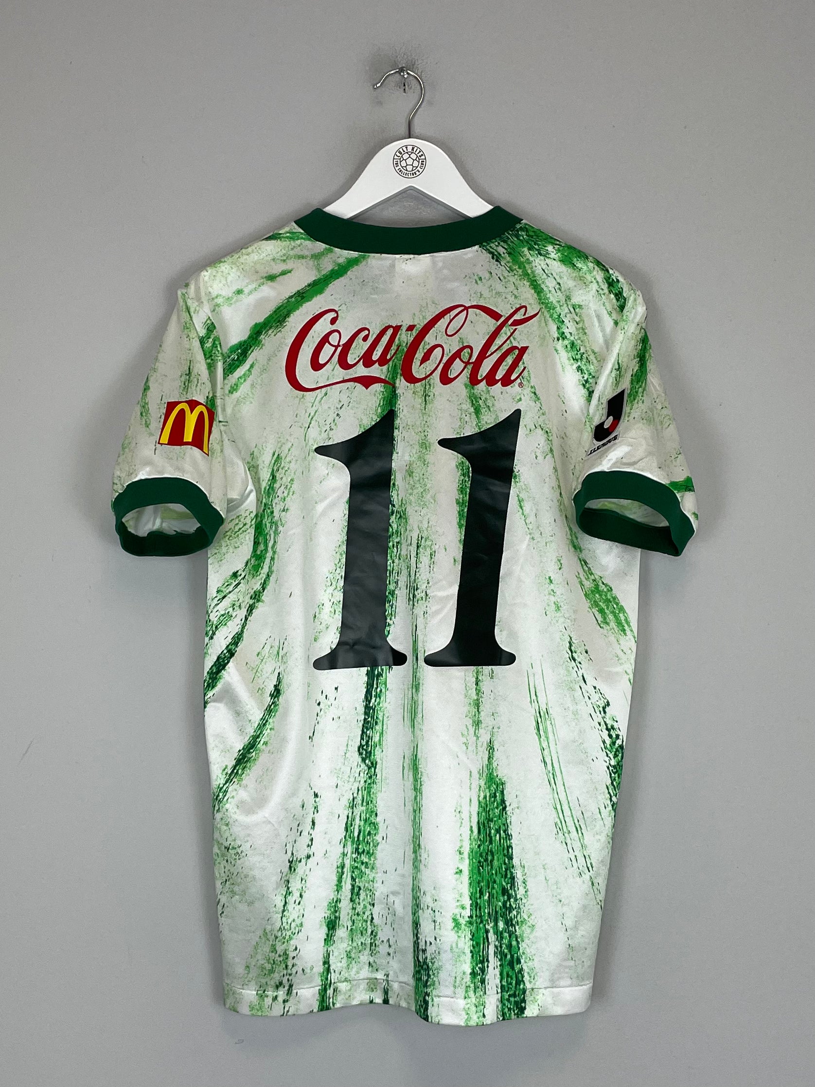 Shop 1993/95 TOKYO VERDY #11 (KAZU) AWAY SHIRT (L) MIZUNO, classic football shirts, vintage football shirts & retro soccer jerseys at Cult Kits