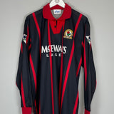 Shop 1994/95 BLACKBURN ROVERS SUTTON #16 L/S *MATCH ISSUE* AWAY SHIRT (XL) ASICS, classic football shirts, vintage football shirts & retro soccer jerseys at Cult Kits