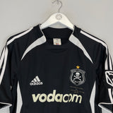 2006/07 ORLANDO PIRATES #24 *MATCH ISSUE vs MANCHESTER UNITED* HOME SHIRT (S) ADIDAS