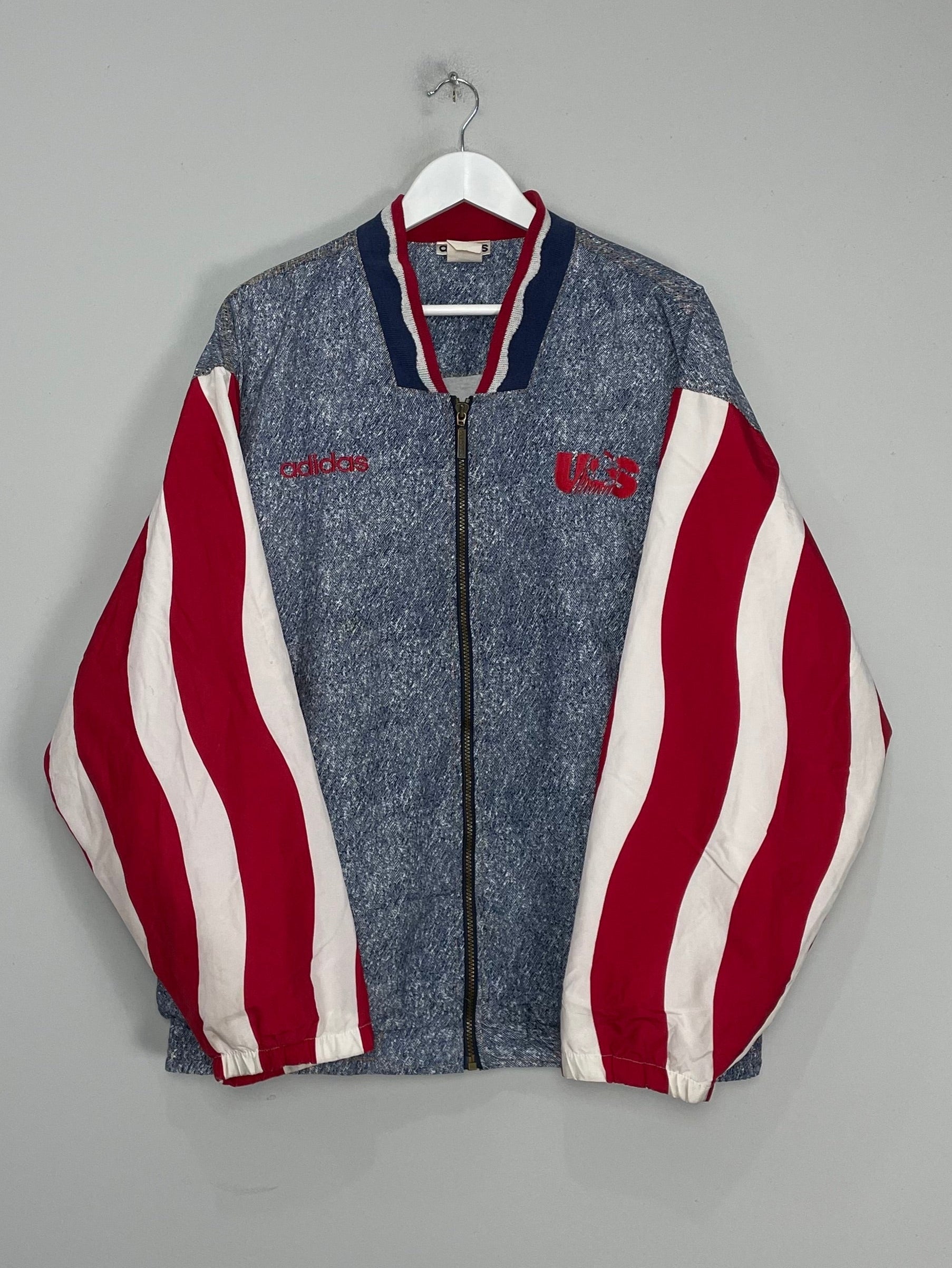 Shop 1994 USA BOMBER JACKET (L) ADIDAS, classic football shirts, vintage football shirts & retro soccer jerseys at Cult Kits