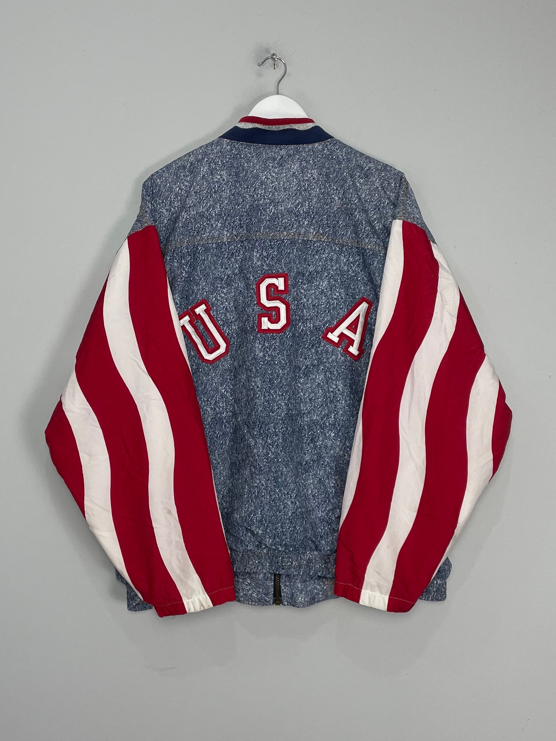 Shop 1994 USA BOMBER JACKET (L) ADIDAS, classic football shirts, vintage football shirts & retro soccer jerseys at Cult Kits