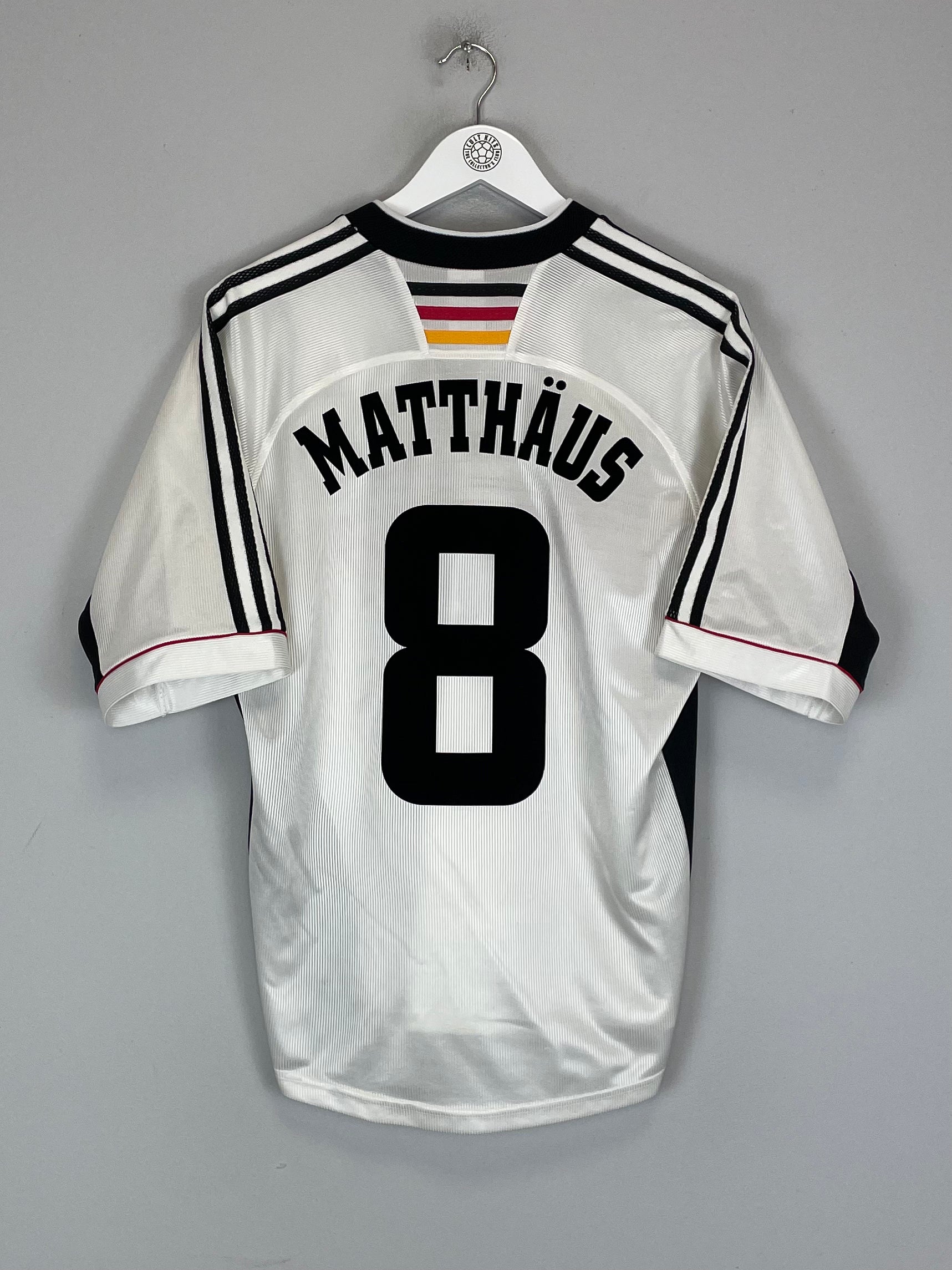 Shop 1998/00 GERMANY MATTHAUS #8 HOME SHIRT (S) ADIDAS, classic football shirts, vintage football shirts & retro soccer jerseys at Cult Kits