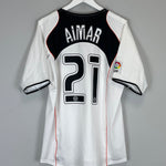 Shop 2004/05 VALENCIA AIMAR #21 HOME SHIRT (L) NIKE, classic football shirts, vintage football shirts & retro soccer jerseys at Cult Kits