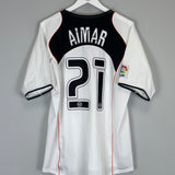 Shop 2004/05 VALENCIA AIMAR #21 HOME SHIRT (L) NIKE, classic football shirts, vintage football shirts & retro soccer jerseys at Cult Kits