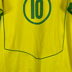 Shop 2004/06 BRAZIL RONALDINHO #10 HOME SHIRT (M) NIKE, classic football shirts, vintage football shirts & retro soccer jerseys at Cult Kits