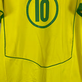Shop 2004/06 BRAZIL RONALDINHO #10 HOME SHIRT (M) NIKE, classic football shirts, vintage football shirts & retro soccer jerseys at Cult Kits