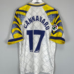 Shop 1995/97 PARMA CANNAVARO #17 HOME SHIRT (L) PUMA, classic football shirts, vintage football shirts & retro soccer jerseys at Cult Kits