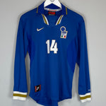 Shop 1996/97 ITALY DEL PIERO #14 L/S HOME SHIRT (S) NIKE, classic football shirts, vintage football shirts & retro soccer jerseys at Cult Kits