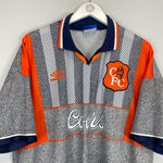 Shop 1994/96 CHELSEA GULLIT #4 AWAY SHIRT (XXL) UMBRO, classic football shirts, vintage football shirts & retro soccer jerseys at Cult Kits