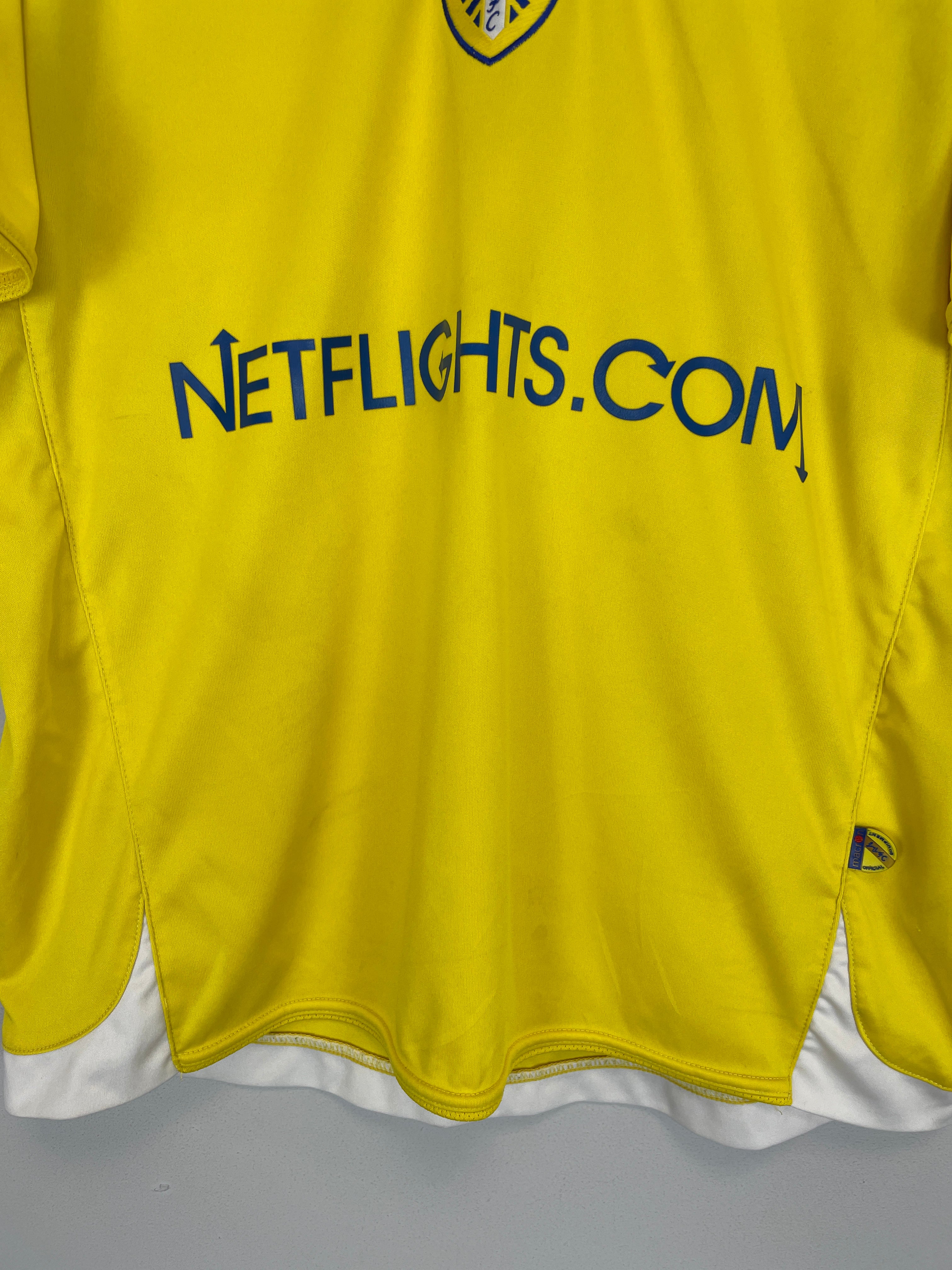 Shop 2008/09 LEEDS UNITED TRUNDLE #35 THIRD SHIRT (M) MACRON, classic football shirts, vintage football shirts & retro soccer jerseys at Cult Kits