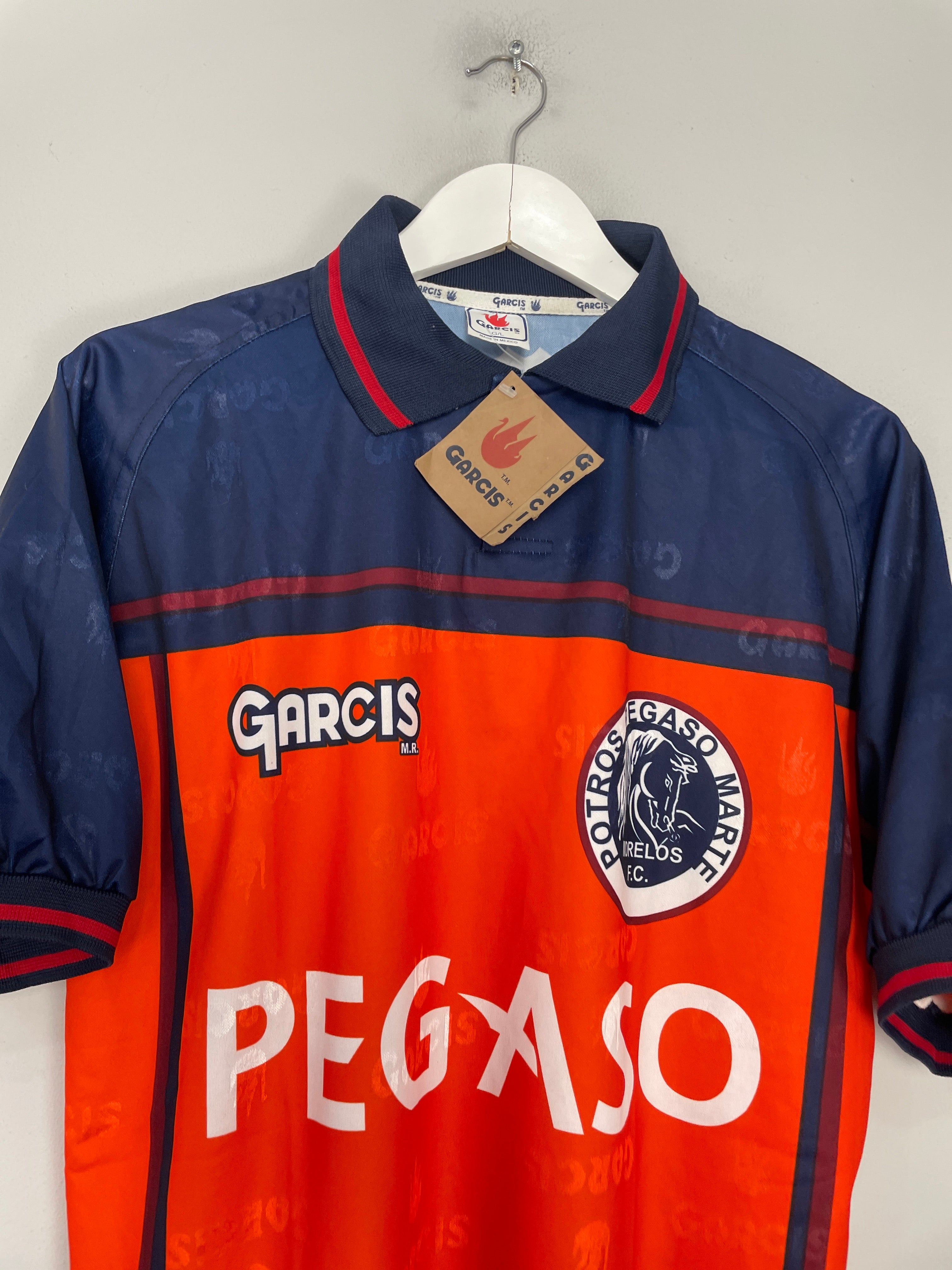 Shop 2001/02 POTROS ZITACUARO *BNWT* HOME SHIRT (L) GARCIS, classic football shirts, vintage football shirts & retro soccer jerseys at Cult Kits