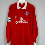 Shop 1995/96 PIACENZA CALCIO LUISO #9 *MATCH ISSUE* L/S HOME SHIRT (XL) ABM, classic football shirts, vintage football shirts & retro soccer jerseys at Cult Kits