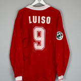 Shop 1995/96 PIACENZA CALCIO LUISO #9 *MATCH ISSUE* L/S HOME SHIRT (XL) ABM, classic football shirts, vintage football shirts & retro soccer jerseys at Cult Kits