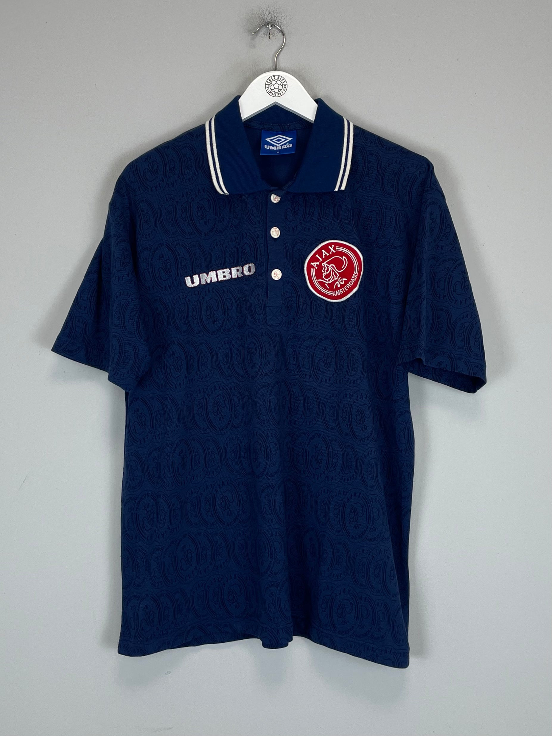 Shop 1997/98 AJAX POLO SHIRT (M) UMBRO, classic football shirts, vintage football shirts & retro soccer jerseys at Cult Kits