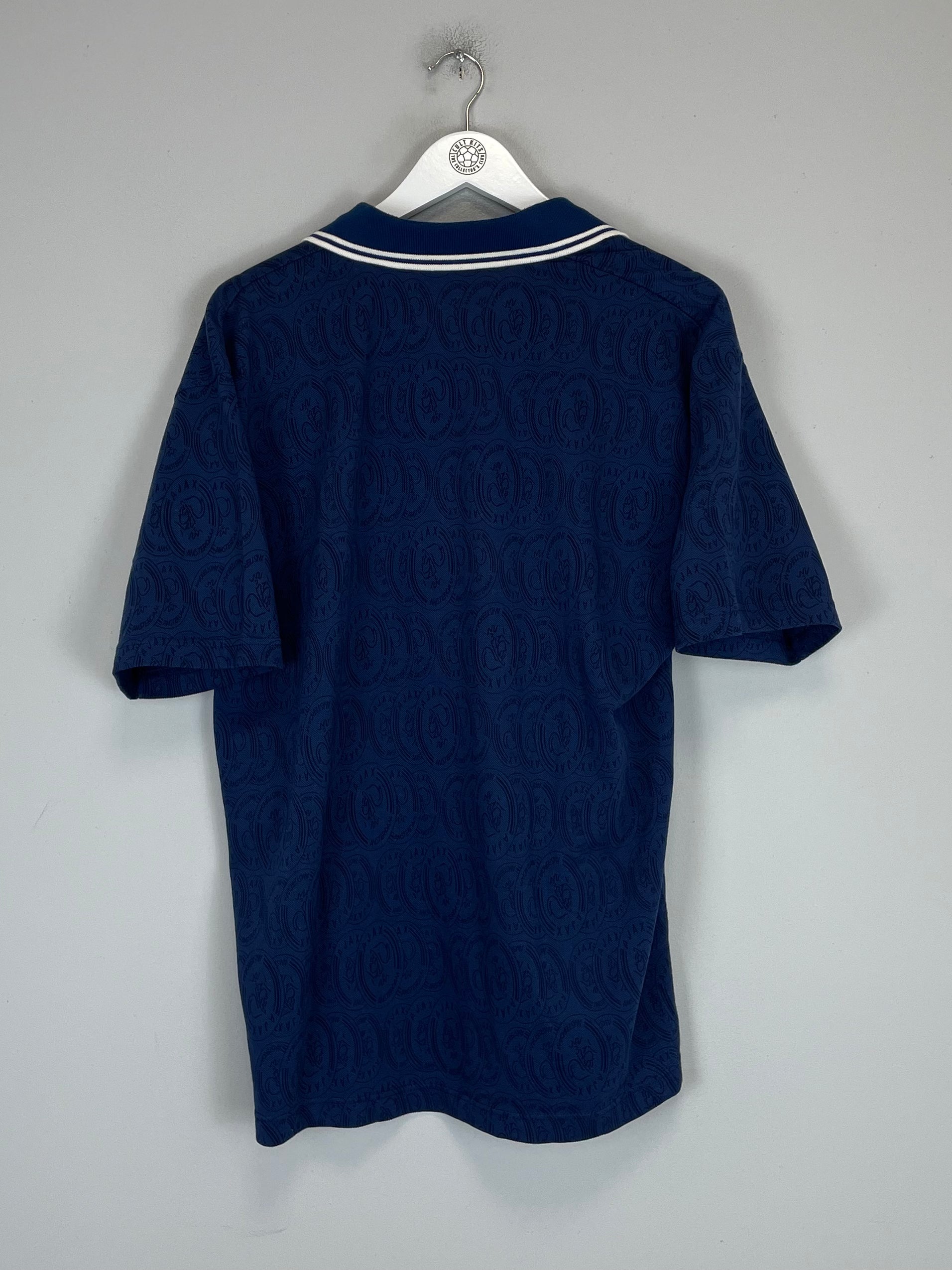 Shop 1997/98 AJAX POLO SHIRT (M) UMBRO, classic football shirts, vintage football shirts & retro soccer jerseys at Cult Kits
