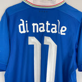 Shop 2012/13 ITALY DI NATALE #11 HOME SHIRT (XL) PUMA, classic football shirts, vintage football shirts & retro soccer jerseys at Cult Kits