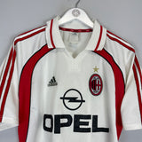 Shop 2000/02 AC MILAN MALDINI #3 AWAY SHIRT (M) ADIDAS, classic football shirts, vintage football shirts & retro soccer jerseys at Cult Kits