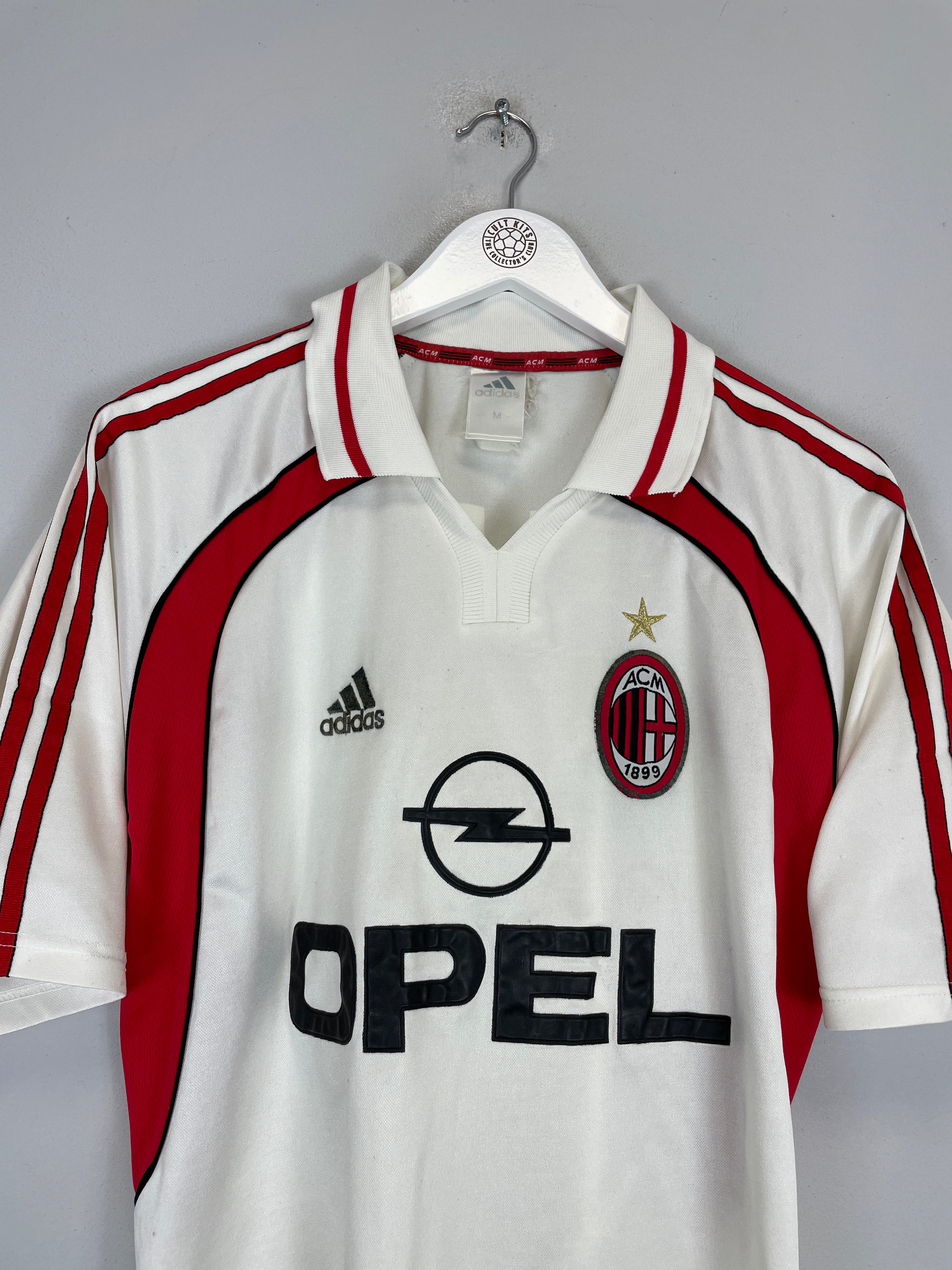 Shop 2000/02 AC MILAN MALDINI #3 AWAY SHIRT (M) ADIDAS, classic football shirts, vintage football shirts & retro soccer jerseys at Cult Kits