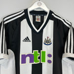 Shop 2001/03 NEWCASTLE SOLANO #4 HOME SHIRT (M) ADIDAS, classic football shirts, vintage football shirts & retro soccer jerseys at Cult Kits