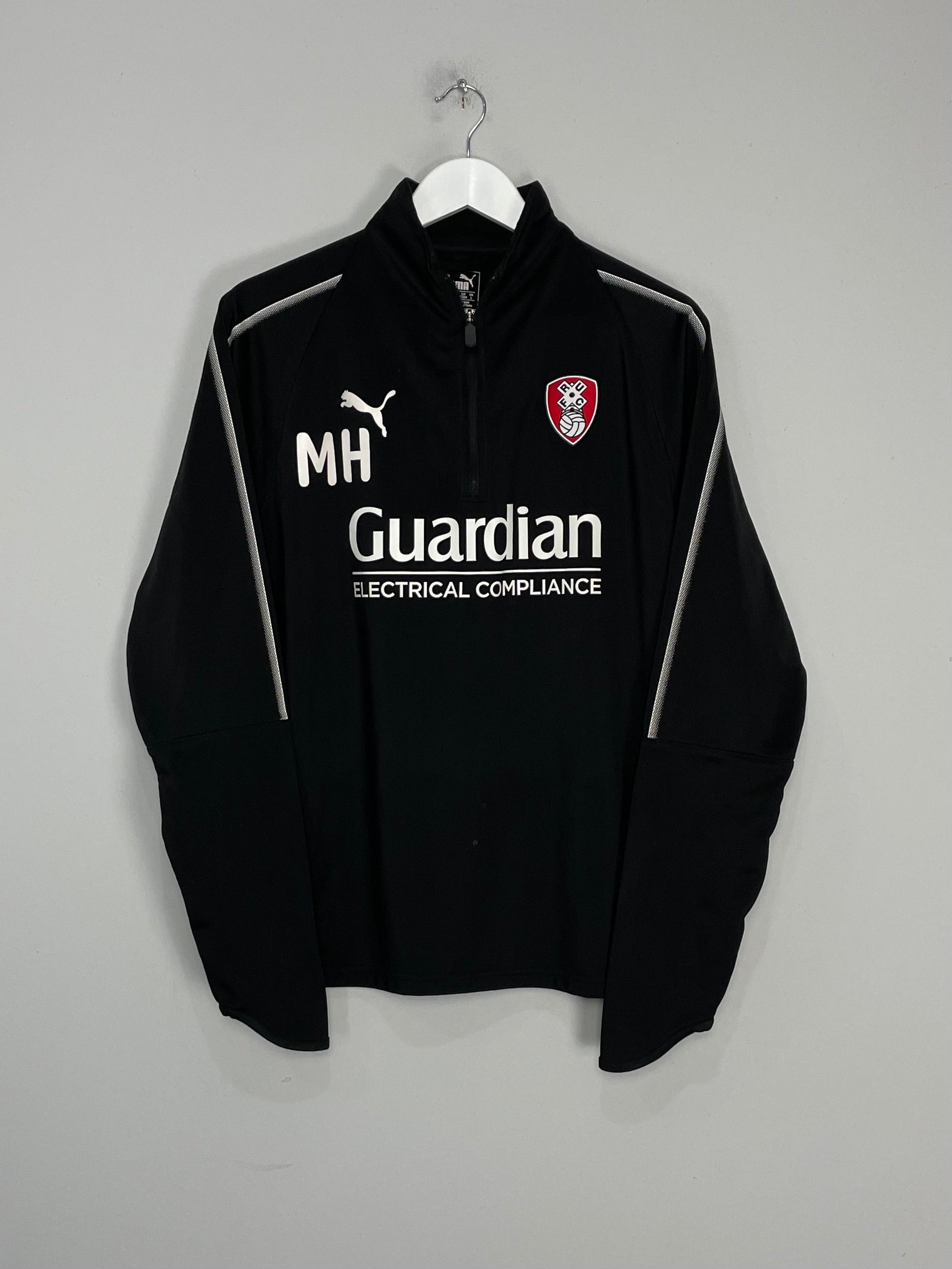 Shop 2020/21 ROTHERHAM 'MH' STAFF ISSUE 1/4 ZIP (L) PUMA, classic football shirts, vintage football shirts & retro soccer jerseys at Cult Kits