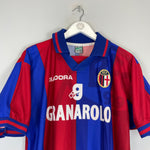 Shop 1997/98 BOLOGNA BAGGIO #10 HOME SHIRT (XL) DIADORA, classic football shirts, vintage football shirts & retro soccer jerseys at Cult Kits