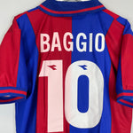 Shop 1997/98 BOLOGNA BAGGIO #10 HOME SHIRT (XL) DIADORA, classic football shirts, vintage football shirts & retro soccer jerseys at Cult Kits