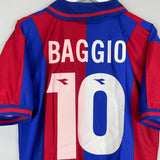 Shop 1997/98 BOLOGNA BAGGIO #10 HOME SHIRT (XL) DIADORA, classic football shirts, vintage football shirts & retro soccer jerseys at Cult Kits