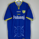 Shop 2001/02 CHIEVO VERONA *MINT* AWAY SHIRT (XL) JOMA, classic football shirts, vintage football shirts & retro soccer jerseys at Cult Kits
