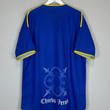 Shop 2001/02 CHIEVO VERONA *MINT* AWAY SHIRT (XL) JOMA, classic football shirts, vintage football shirts & retro soccer jerseys at Cult Kits