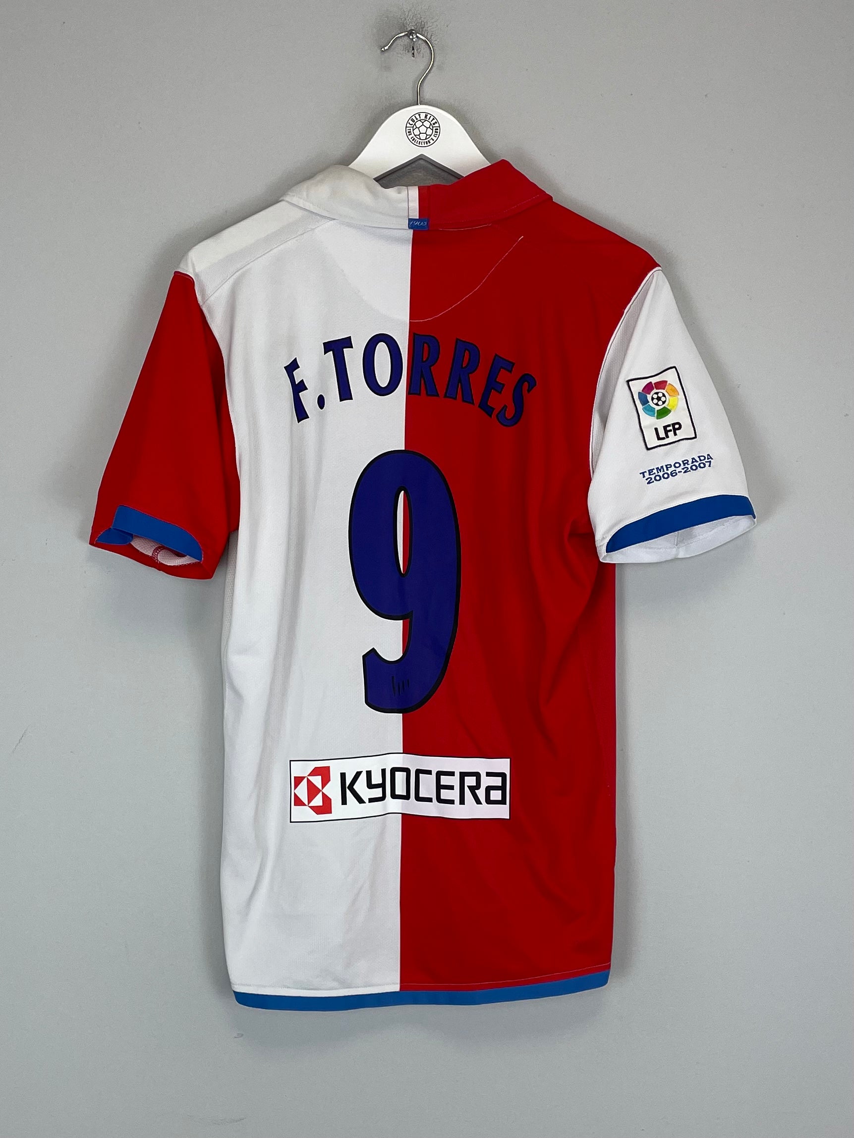 Shop 2006/07 ATLETICO MADRID F.TORRES #9 HOME SHIRT (M) NIKE, classic football shirts, vintage football shirts & retro soccer jerseys at Cult Kits