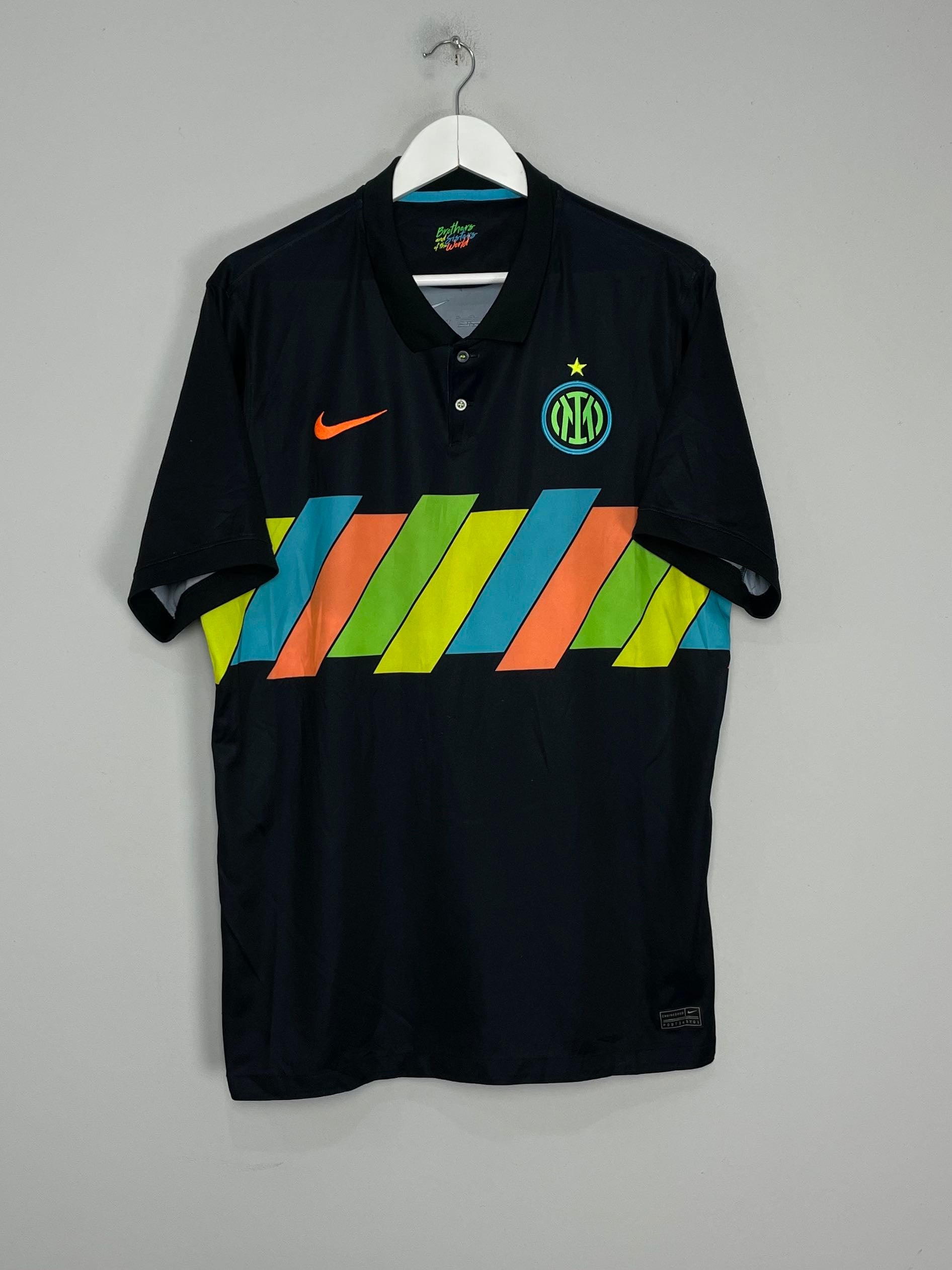 Shop 2021/22 INTER MILAN THIRD SHIRT (XL) NIKE, classic football shirts, vintage football shirts & retro soccer jerseys at Cult Kits