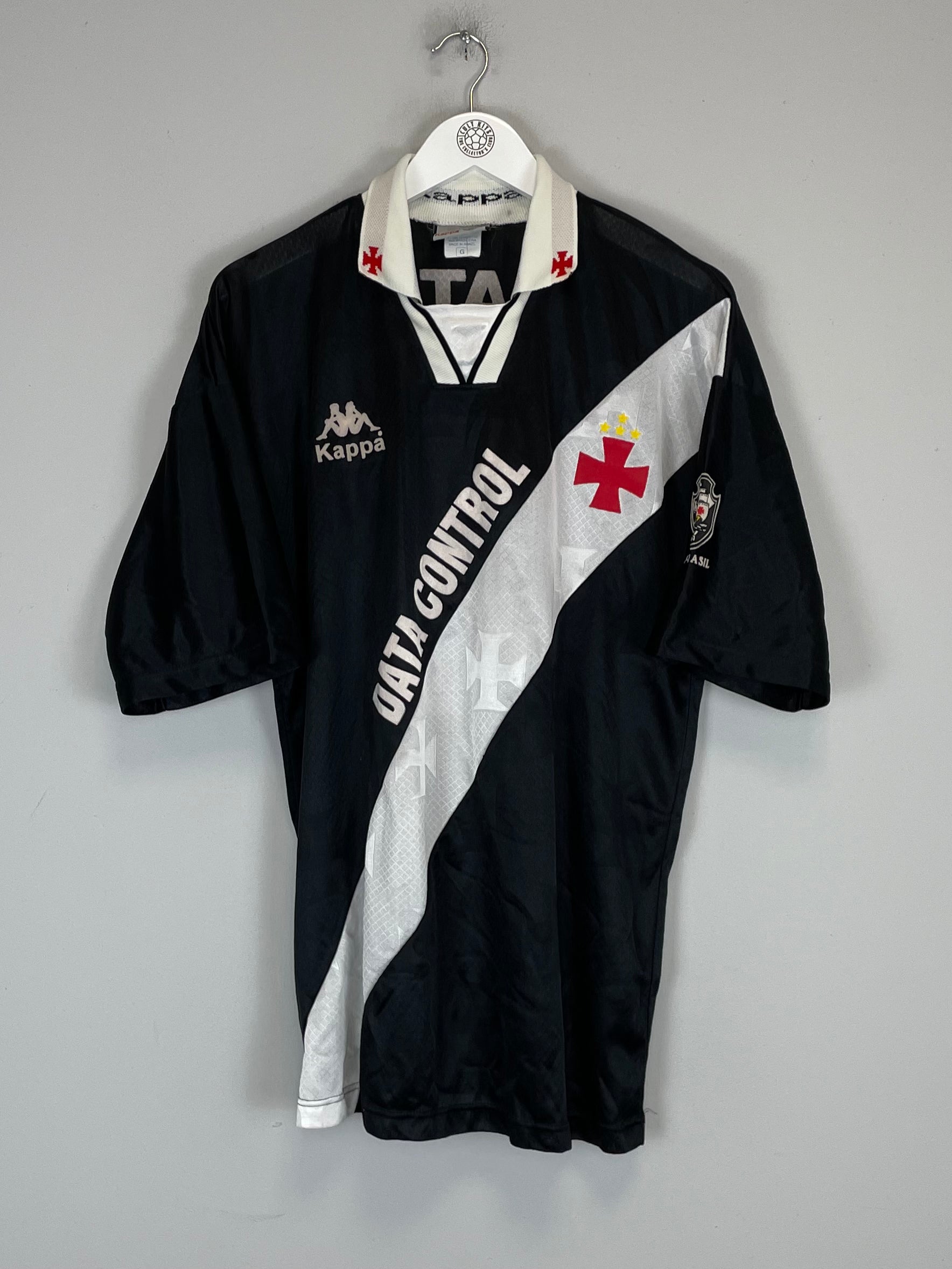 Shop 1996 VASCO DA GAMA #9 HOME SHIRT (L) KAPPA, classic football shirts, vintage football shirts & retro soccer jerseys at Cult Kits