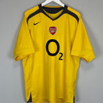 Shop 2005/06 ARSENAL HENRY #14 AWAY SHIRT (XL) NIKE, classic football shirts, vintage football shirts & retro soccer jerseys at Cult Kits