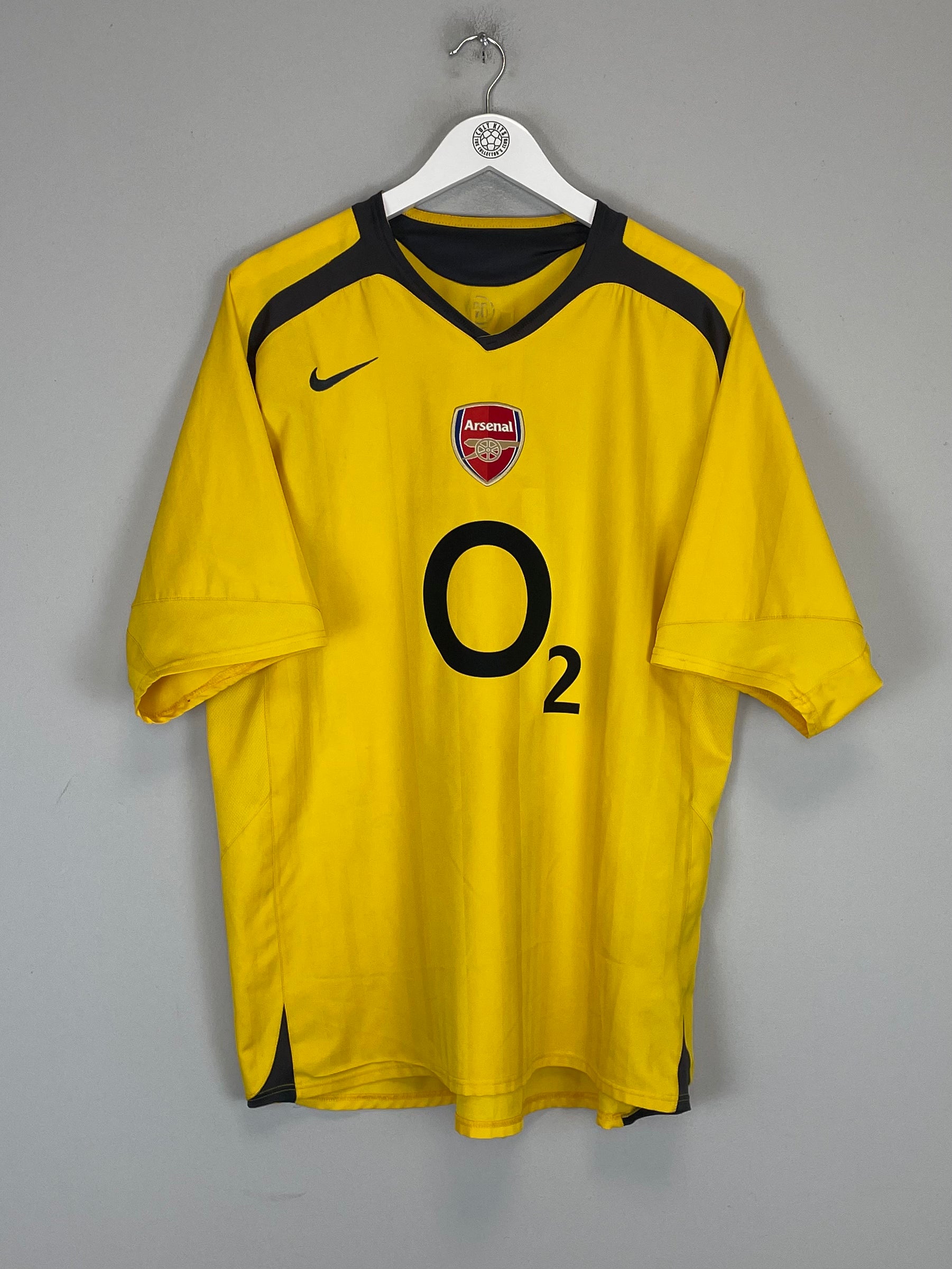 Shop 2005/06 ARSENAL HENRY #14 AWAY SHIRT (XL) NIKE, classic football shirts, vintage football shirts & retro soccer jerseys at Cult Kits