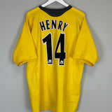 Shop 2005/06 ARSENAL HENRY #14 AWAY SHIRT (XL) NIKE, classic football shirts, vintage football shirts & retro soccer jerseys at Cult Kits