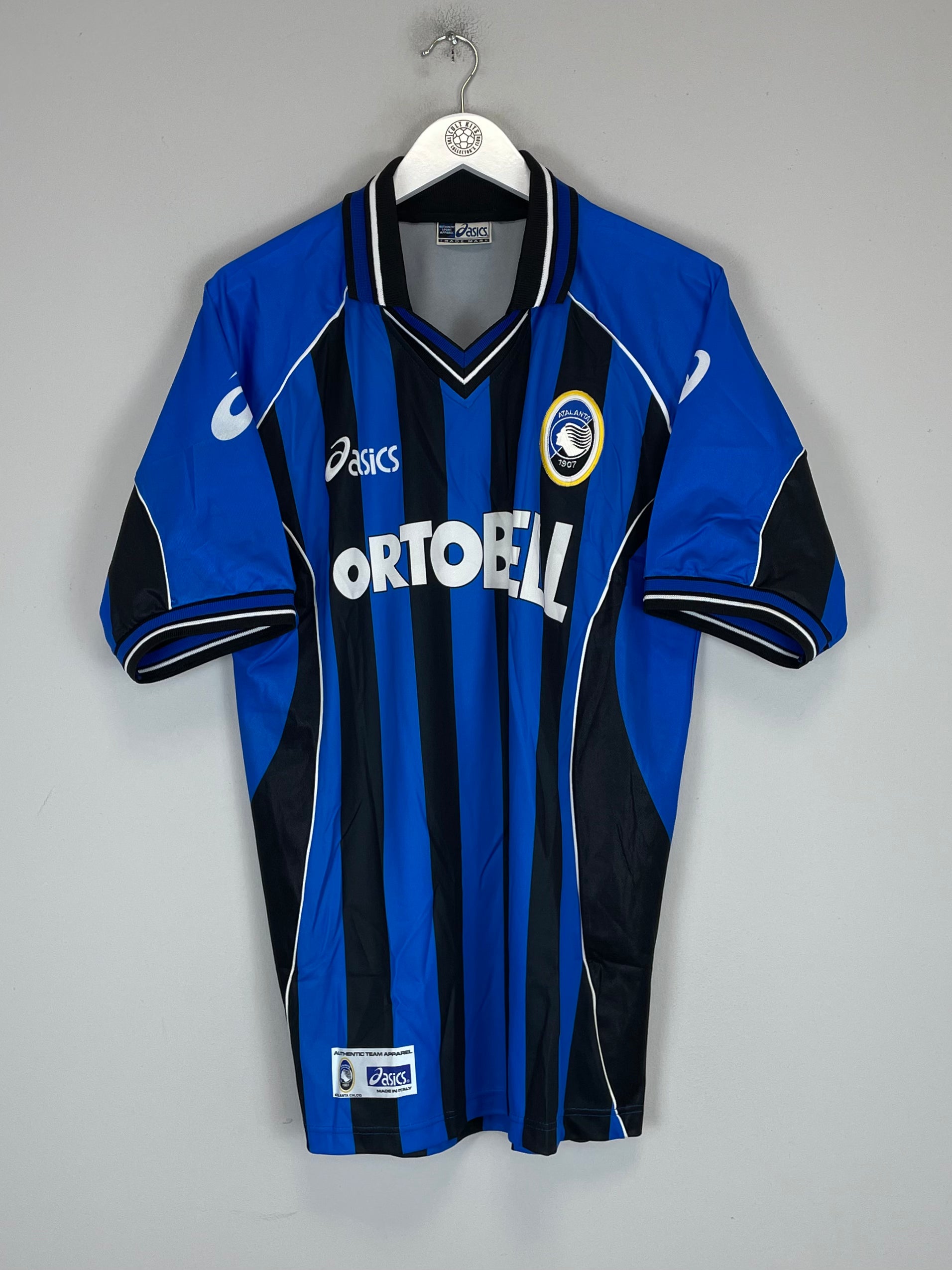 Shop 2000/01 ATALANTA *MINT* HOME SHIRT (XL) ASICS, classic football shirts, vintage football shirts & retro soccer jerseys at Cult Kits