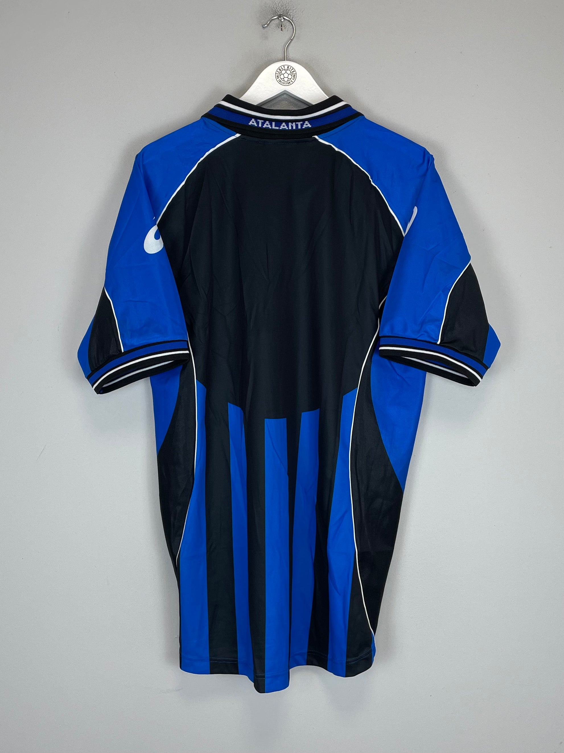 Shop 2000/01 ATALANTA *MINT* HOME SHIRT (XL) ASICS, classic football shirts, vintage football shirts & retro soccer jerseys at Cult Kits