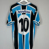 Shop 2001 GREMIO #10 HOME SHIRT (M) KAPPA, classic football shirts, vintage football shirts & retro soccer jerseys at Cult Kits