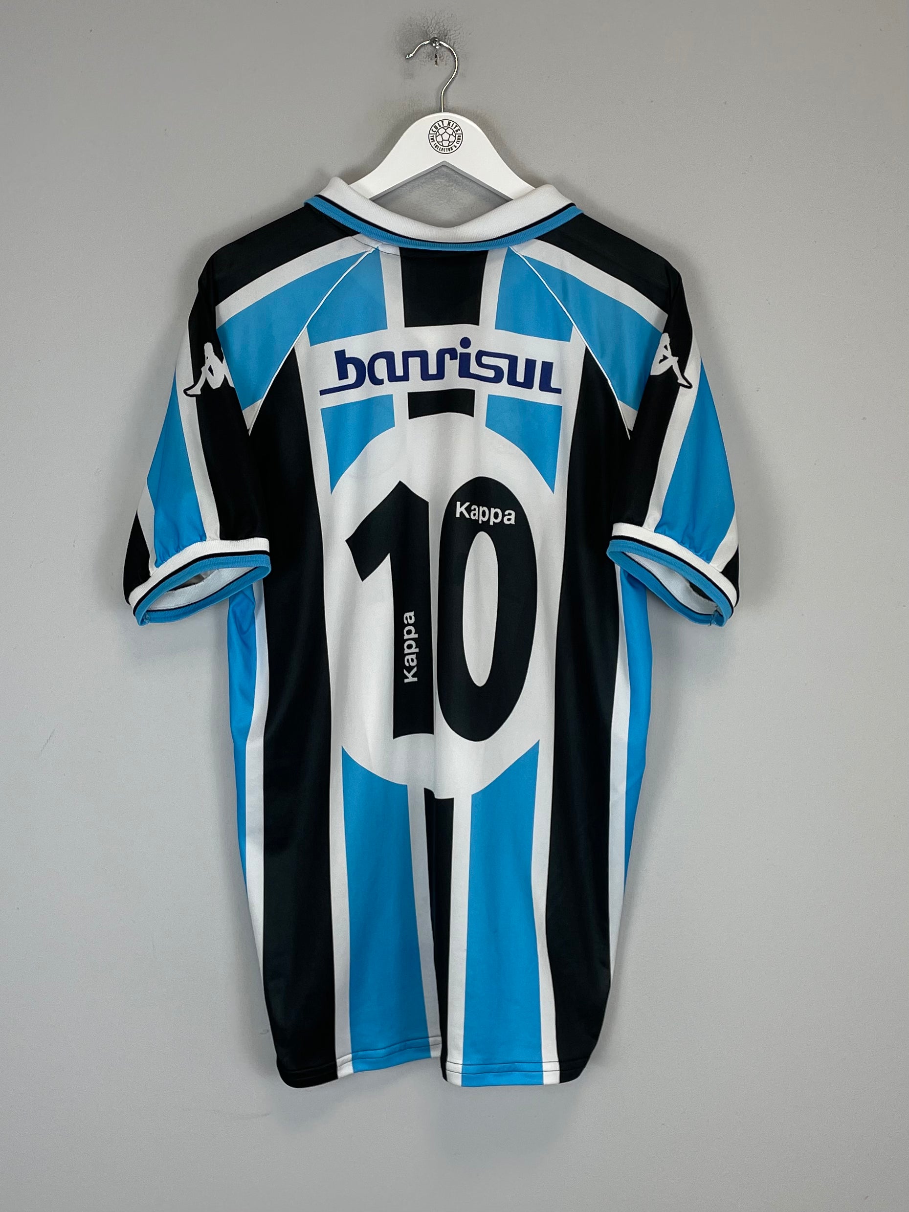 Shop 2001 GREMIO #10 HOME SHIRT (M) KAPPA, classic football shirts, vintage football shirts & retro soccer jerseys at Cult Kits
