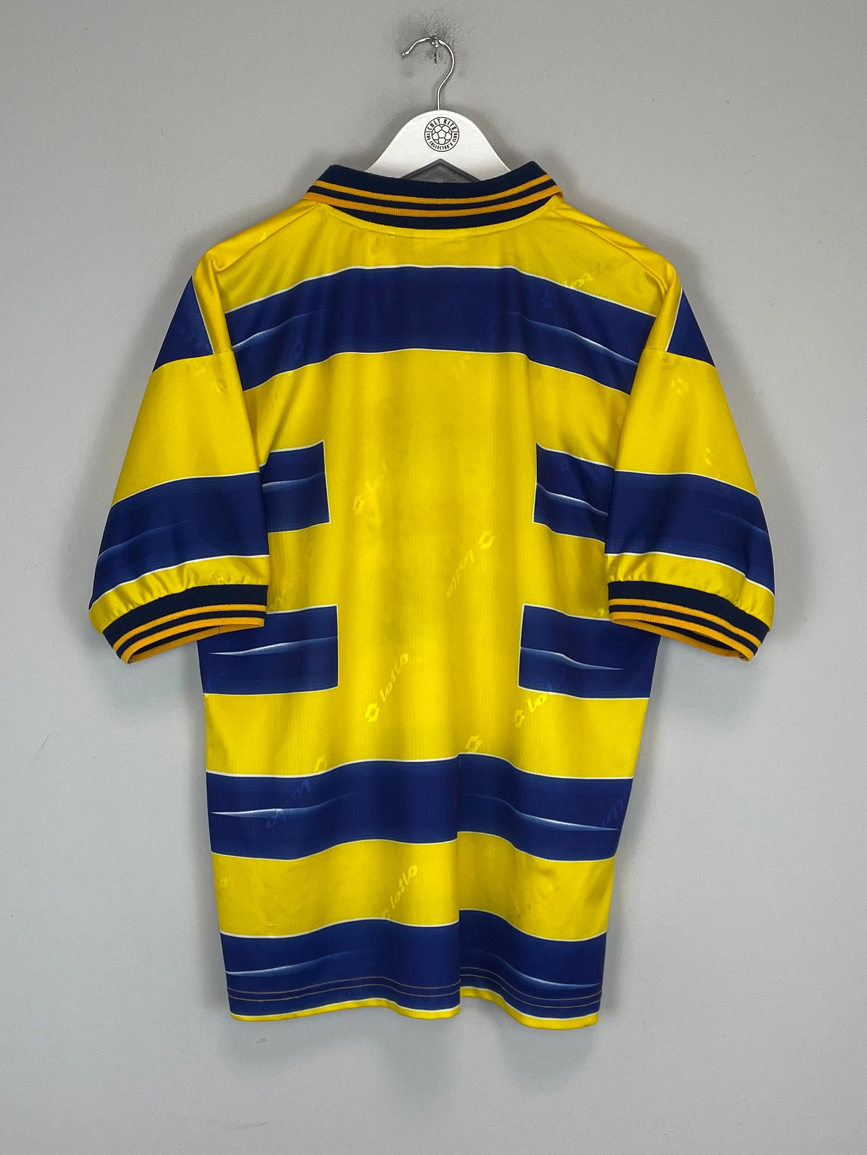 Shop 1998/99 PARMA HOME SHIRT (L) LOTTO, classic football shirts, vintage football shirts & retro soccer jerseys at Cult Kits
